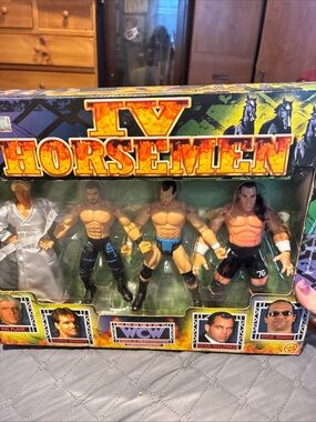 IV Horsemen Wrestling Action Figure 4-Pack - Black & Blue